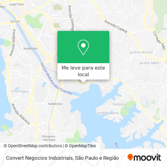 Convert Negocios Industriais mapa