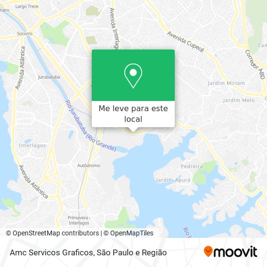 Amc Servicos Graficos mapa
