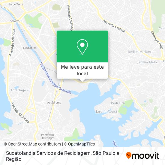 Sucatolandia Servicos de Reciclagem mapa