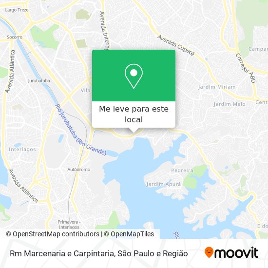 Rm Marcenaria e Carpintaria mapa