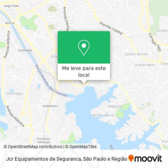 Jcr Equipamentos de Seguranca mapa