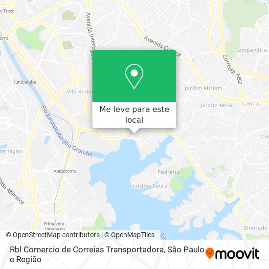 Rbl Comercio de Correias Transportadora mapa