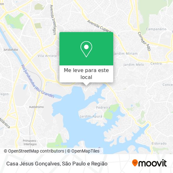 Casa Jésus Gonçalves mapa