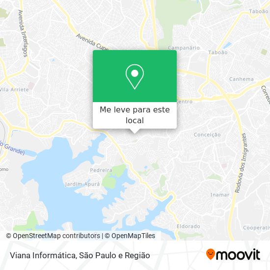 Viana Informática mapa