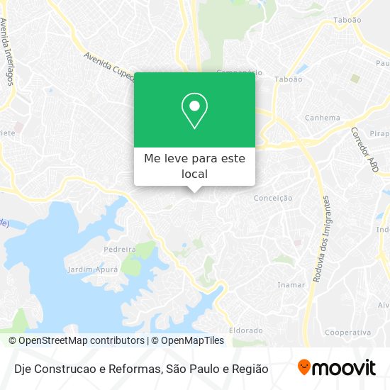 Dje Construcao e Reformas mapa