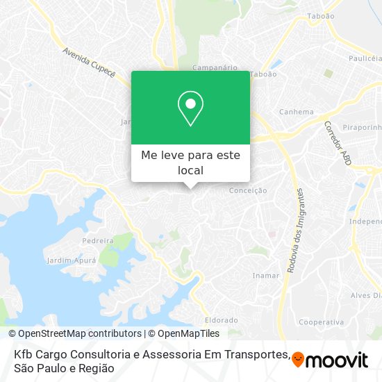 Kfb Cargo Consultoria e Assessoria Em Transportes mapa