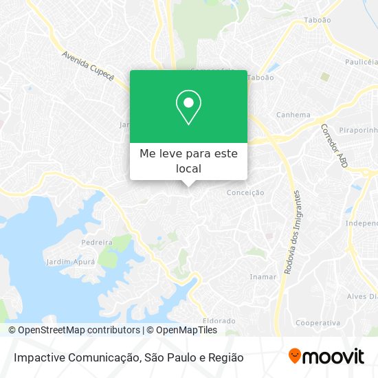 Impactive Comunicação mapa