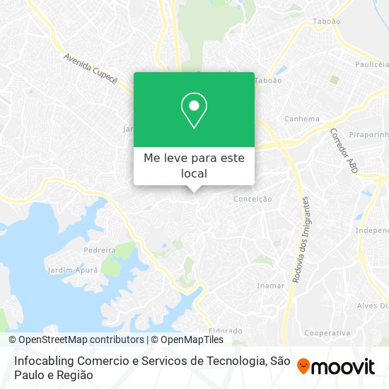 Infocabling Comercio e Servicos de Tecnologia mapa