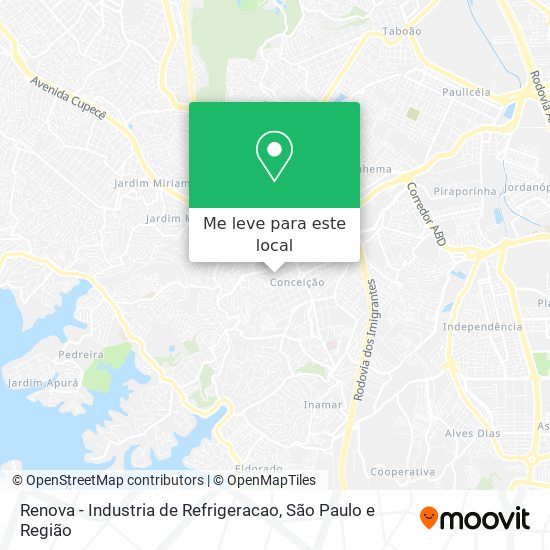 Renova - Industria de Refrigeracao mapa