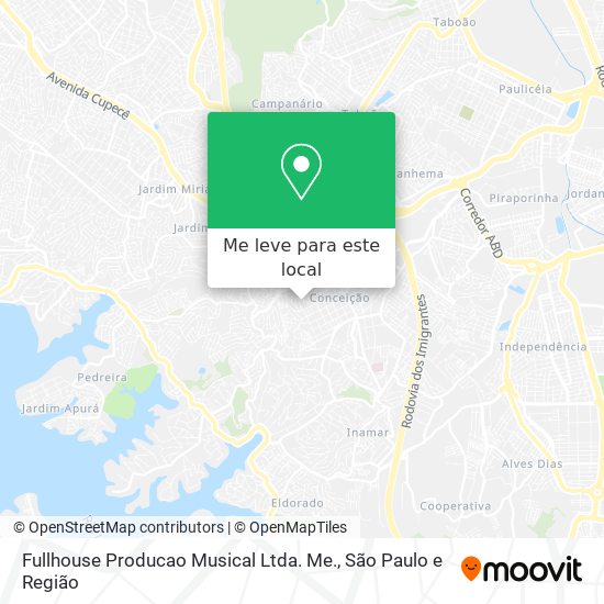 Fullhouse Producao Musical Ltda. Me. mapa