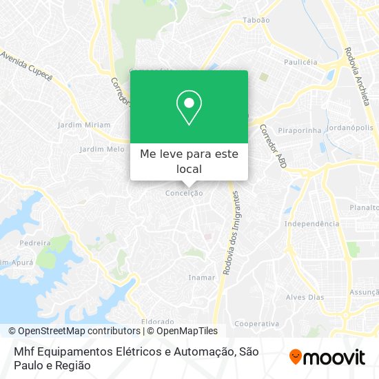 Mhf Equipamentos Elétricos e Automação mapa