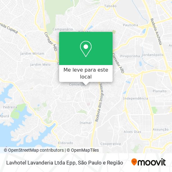 Lavhotel Lavanderia Ltda Epp mapa