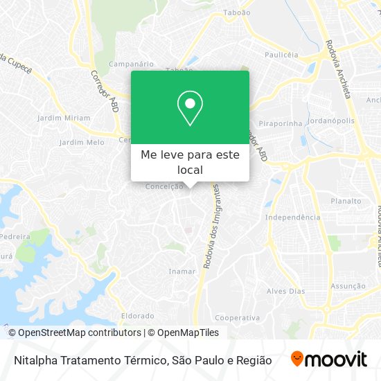 Nitalpha Tratamento Térmico mapa