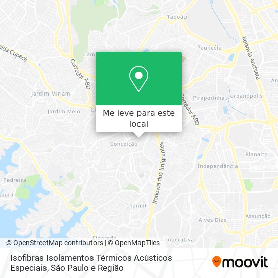 Isofibras Isolamentos Térmicos Acústicos Especiais mapa