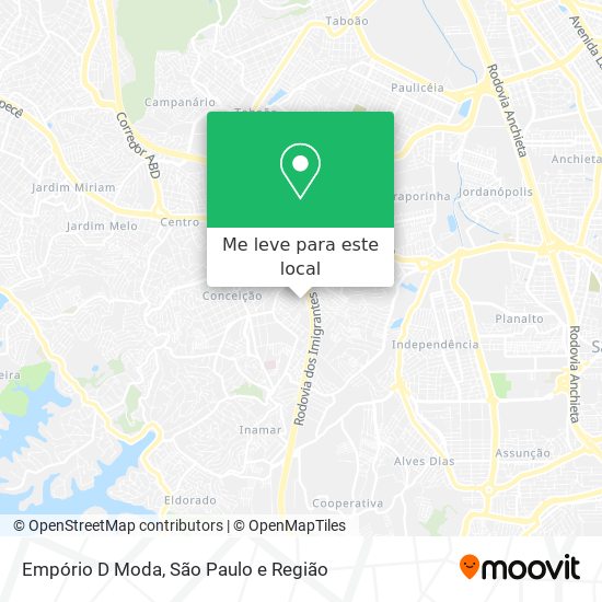 Empório D Moda mapa