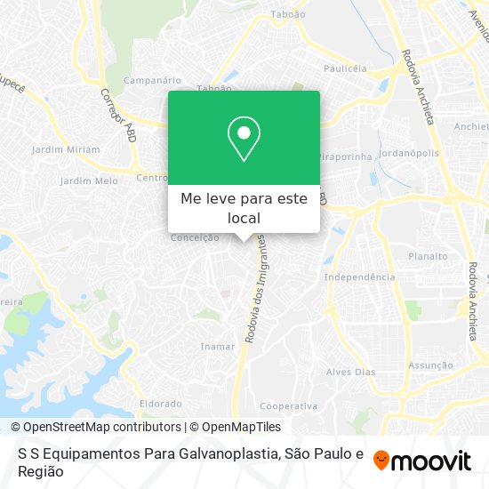 S S Equipamentos Para Galvanoplastia mapa