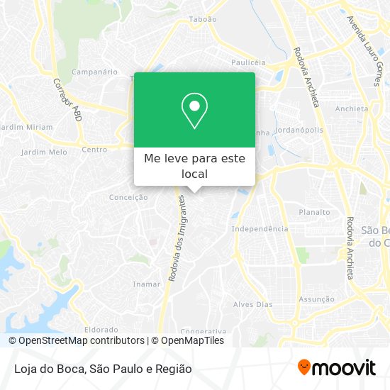 Loja do Boca mapa