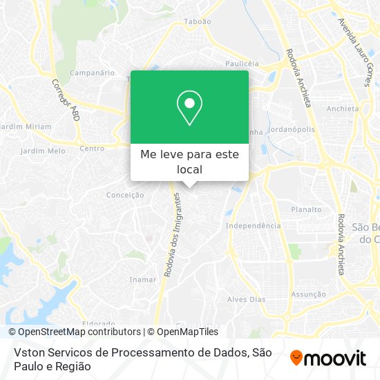 Vston Servicos de Processamento de Dados mapa