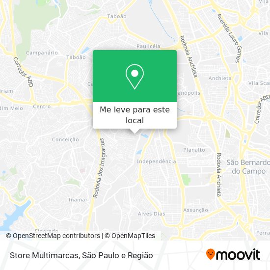 Store Multimarcas mapa