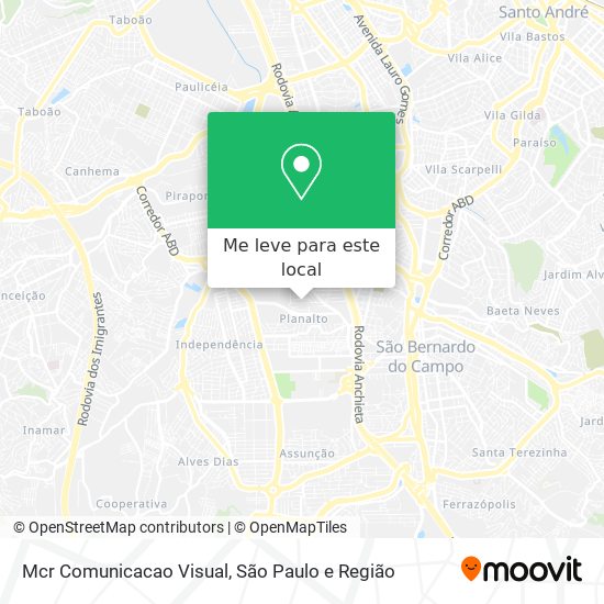 Mcr Comunicacao Visual mapa