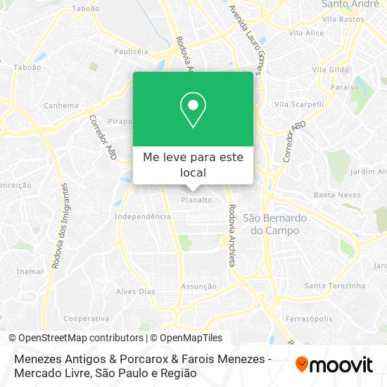 Menezes Antigos & Porcarox & Farois Menezes - Mercado Livre mapa