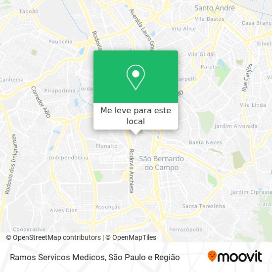 Ramos Servicos Medicos mapa