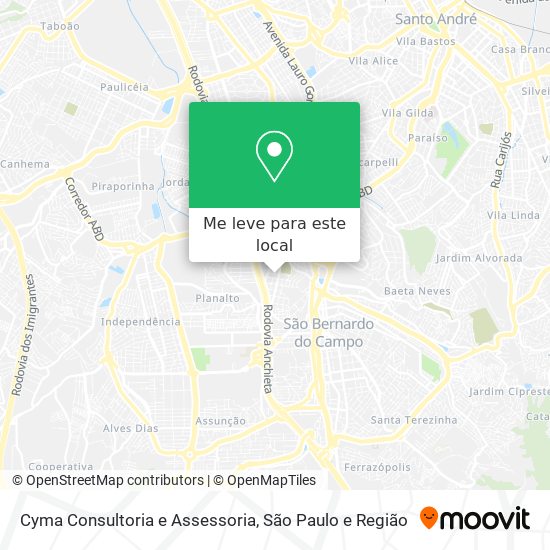 Cyma Consultoria e Assessoria mapa