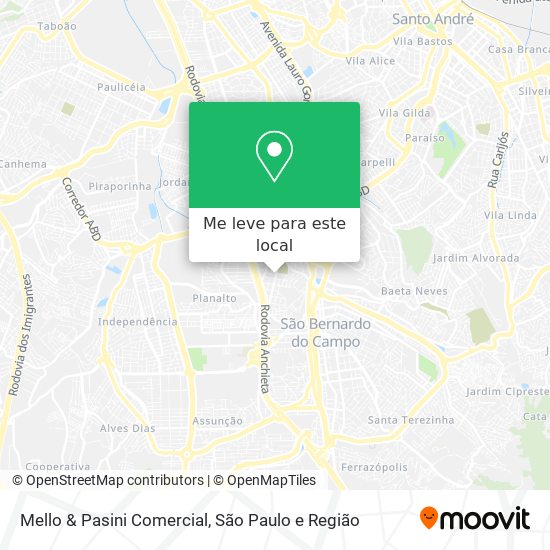 Mello & Pasini Comercial mapa