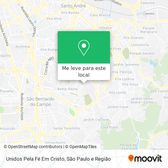 Unidos Pela Fé Em Cristo mapa