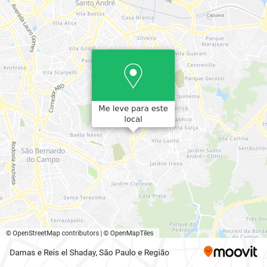 Damas e Reis el Shaday mapa