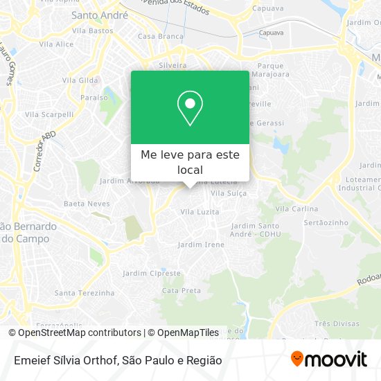 Emeief Sílvia Orthof mapa
