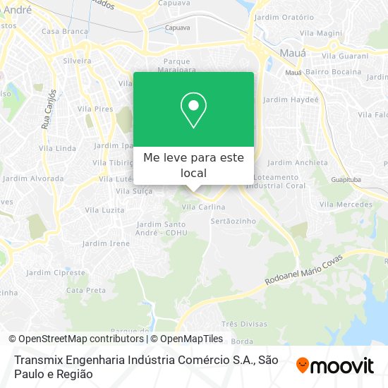 Transmix Engenharia Indústria Comércio S.A. mapa