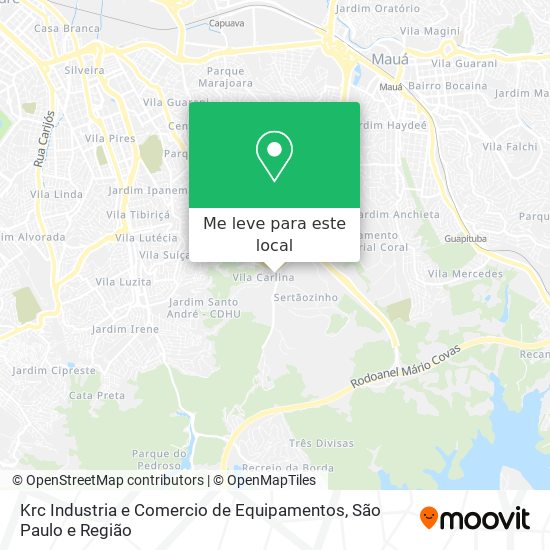 Krc Industria e Comercio de Equipamentos mapa