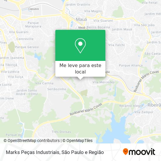 Marks Peças Industriais mapa