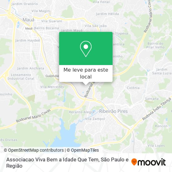Associacao Viva Bem a Idade Que Tem mapa