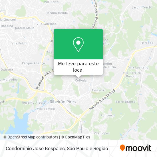 Condominio Jose Bespalec mapa