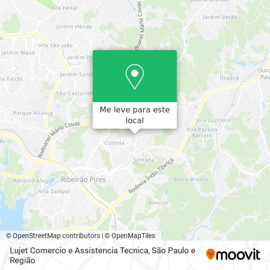 Lujet Comercio e Assistencia Tecnica mapa