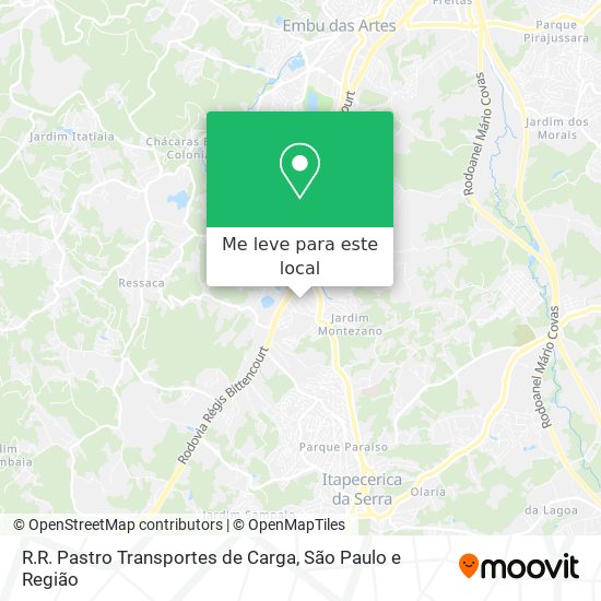 R.R. Pastro Transportes de Carga mapa