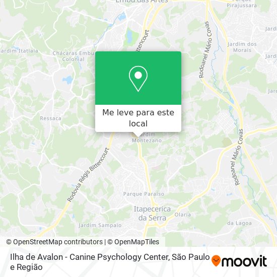 Ilha de Avalon - Canine Psychology Center mapa