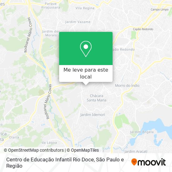 Centro de Educação Infantil Rio Doce mapa