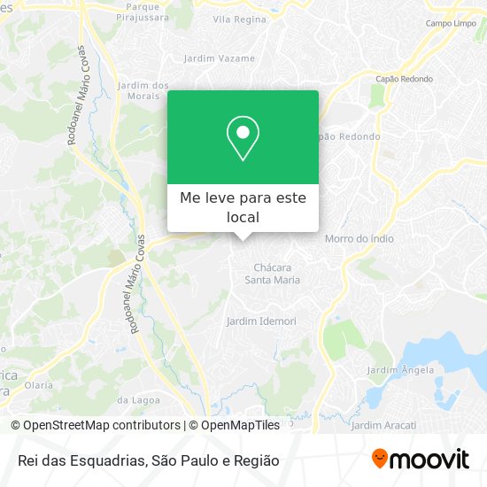 Rei das Esquadrias mapa