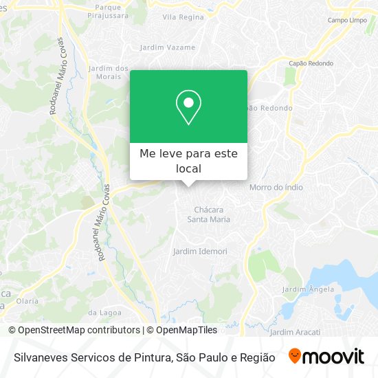 Silvaneves Servicos de Pintura mapa