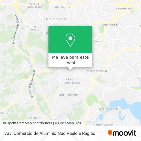 Arvi Comercio de Aluminio mapa