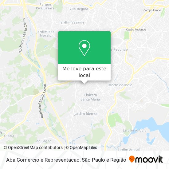 Aba Comercio e Representacao mapa