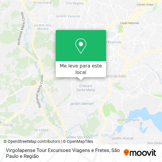 Virgolapense Tour Excursoes Viagens e Fretes mapa