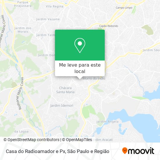 Casa do Radioamador e Px mapa