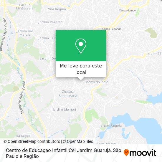 Centro de Educaçao Infantil Cei Jardim Guarujá mapa