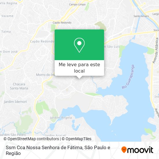 Ssm Cca Nossa Senhora de Fátima mapa