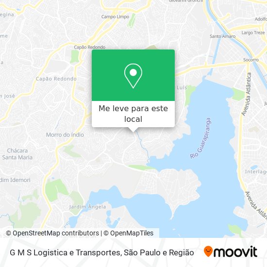 G M S Logistica e Transportes mapa