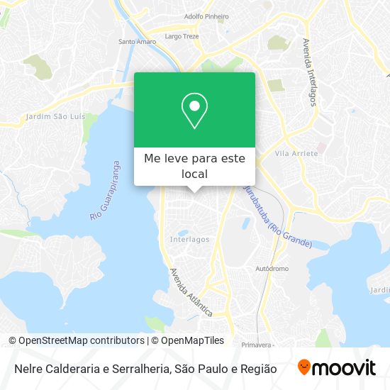 Nelre Calderaria e Serralheria mapa